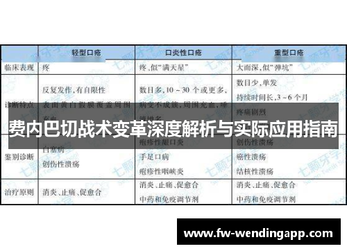 费内巴切战术变革深度解析与实际应用指南 费内巴切战术变革深度解析与实际应用指南